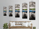 Ocean Waves, Coastal Wall Art, Blue Abstract Art, Beach House Decor, Large Canvas Print, Nautical Art, Modern Living Room Decor