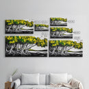 Tree Roots, Forest, Natural, Canvas Print, Modern Nature Art, Woodland Decor, Earthy Home Aesthetic, Botanical Painting, Rustic Wall Art