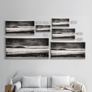Stormy Ocean Wave, Black and White Seascape, Coastal Wall Art, Nautical Decor, Minimalist Artwork, Beach House Vibes, Framed Canvas Print