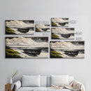 Abandoned Boat, Black White, Seaside Art, Framed Canvas Print, Rustic Beach Decor, Nautical Wall Art, Coastal Print, Office Decor
