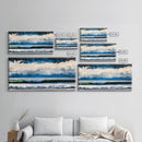 Ocean Waves, Abstract Seascape, Coastal Art, Large Wall Decor, Blue Wall Art, Modern Painting, Beach House, Canvas Print