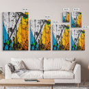 Abstract Dart, Modern Wall Art, Graffiti Style, Bold Colors, Urban Art Decor, Unique Home Aesthetic, Framed Canvas Print
