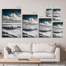 Ocean Wave Art, Seascape Print, Coastal Wall Decor, Seaside Art, Nautical Home Aesthetic, Beach House Wall Print, Framed Canvas Print