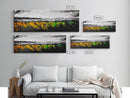Vibrant Seaweed, Ocean Depths, Underwater Wall Art, Canvas Print, Coastal Living Decor, Abstract Marine Painting, Dining Room Art