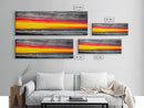 Tropical, Waves, Sunset, Canvas Print, Beach Wall Art, Living Room Decor, Vibrant Ocean Scene, Boho Seascape, Surfer Gift, Colorful Coastal