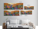 Floral Pipe Still Life, Colorful Mountain Flowers, Nature Decor, Canvas Print, Southwestern Wall Art, Rustic Autumn Vibe, Kitchen Accent
