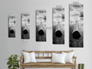 Driftwood Focus, Tranquil Waters, Lake Serenity, Canvas Print, Modern nature wall art, Neutral decor, Calm lakehouse bedroom piece