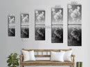 Cloud Reflections, Still Lake, Tranquil Waters, Sky Mirror Canvas Print, Minimalist Living Room Wall Art, Scandinavian Style Decor