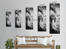Ocean Wave, Curling Sea, Surfer's Dream, Powerful Water, Framed Canvas Print, Coastal Wall Art, Beach House Decor, Bold Seascape