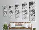 Sand Crab, Coastal Vibes, Beach Creature, Desert Aesthetic, Monochrome Wall Art, Canvas Print, Boho Bathroom Decor, Ocean Life Artwork