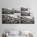 Blackberries on Vine, Farmhouse Kitchen Art, Rustic Fruit Wall Decor, Country Style, Autumn Botanical Photography, Canvas Print