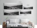 Coastal Path, Ocean Trail, Nature Journey, Canvas Print, Rustic Landscape Art, Entryway Wall Decor, Seaside Minimalist Photo