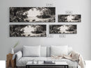 Ocean Cave, Coastal Trees, Natural Light, Canvas Print, tranquil coastal wall art, bedroom boho decor, dreamy nature scene artwork