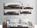 Heather Rock, Grassy Field, Natural Simplicity, Earthy Tones, Canvas Print, Rustic Home Decor, Minimalist Nature Wall Art, Fall Inspired Art