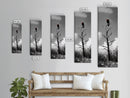 Lone Eagle, Tree Perch, Wild Raptor, Fierce Freedom, Canvas Print, Rustic Wildlife Wall Art, Cabin Lodge Decor, Dramatic Nature Scene