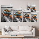 Nautical Rope, Boat Knot, Harbor Texture, Rustic Detail, Framed Canvas Print, Coastal Kitchen Art, Marine Decor, Boho Nautical Style
