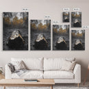 Fallen Log, Autumn Forest, Nature Transition, Framed Canvas Print, Rustic Fall Decor, Cabin Wall Art, Woodland Photography