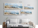 Belle-Île-en-Mer, France Watercolor Print, Vacation Gift, France Wall Art, Beach Painting, Beach Decor, Large Wall Art, Wood Frame Art