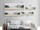 Cannon Beach, Oregon Watercolor Beach Print, Vacation Gift, Oregon Wall Art, Framed Canvas Print, Framed Beach Painting