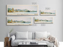 Grand Anse, Grenada Watercolor Beach Print, Vacation Gift, Grenada Wall Art, Framed Canvas Print, Framed Beach Painting