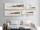 Kiawah Island, South Carolina Watercolor Print, Vacation Gift, South Carolina Wall Art, Beach Painting, Beach Decor, Large Wall Art, Wood Frame Art