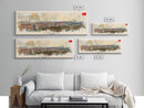 Ankara Turkey Travel Print Wall Art, Panoramic City Art, Travel Art, Wall Decor, Vacation Gift, Framed Canvas Print Or Metal Art