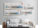 Batman TurkeyPanoramic Travel Poster, Framed Canvas Print or Metal Wall Art, Travel Art, Home Decor, Panoramic Painting, Midcentury Art