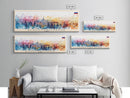 Blagoveshchensk Russia Travel Art, City Art, Framed Canvas Print or Metal Wall Art, Europe Travel Poster, Panoramic Wall Art, Extra Wide Wall Art