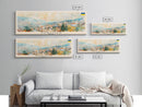 Horlivka Ukraine Wall Art, Panoramic Travel Poster, Panoramic Framed Canvas Print, City Wall Art, Wall Hanging Home Decor, Travel Art