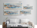 Nikaia Greece Wall Art, Panoramic Travel Poster, Panoramic Framed Canvas Print, City Wall Art, Wall Hanging Home Decor, Travel Art