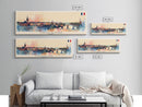 Toulouse Franc Wall Art, Panoramic Travel Poster, Panoramic Framed Canvas Print, City Wall Art, Wall Hanging Home Decor, Travel Art
