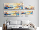 Trondheim Norway Travel Print Wall Art, Panoramic City Art, Travel Art, Wall Decor, Vacation Gift, Framed Canvas Print Or Metal Art
