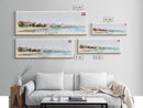 Zadar Croatia Travel Print Wall Art, Panoramic City Art, Travel Art, Wall Decor, Vacation Gift, Framed Canvas Print Or Metal Art