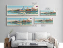 Cheboksary Russia Travel Art, City Art, Framed Canvas Print or Metal Wall Art, Europe Travel Poster, Panoramic Wall Art, Extra Wide Wall Art