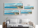 Novorossiysk Russia Wall Art, Panoramic Travel Poster, Panoramic Framed Canvas Print, City Wall Art, Wall Hanging Home Decor, Travel Art