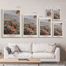 Funchal, Portugal Travel Poster Art, Framed Canvas Print for Living Room or Bedroom, Scenic Wall Art, Home Decoration