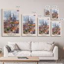 Haarlemmermeer Netherlands Water View Art, Framed Canvas Print, Bedroom Wall Art, Travel Poster, Home Decoration, Dutch Wall Art
