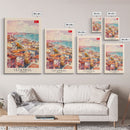 Istanbul Turkey Bosphorus Art Print, Beautiful Canvas Print for Home Decor, Travel Poster for Living Room Wall Art, Turkish Cultural Scene