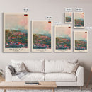 Karlovac Croatia Scenic View, Framed Canvas Print, Travel Poster, Wall Art, Living Room Decor, Cityscape Art, Modern Home Decoration, Croatian City