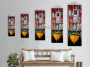 Rustic Barn Boat Reflection Painting Framed Canvas Print | Nautical Wall Art | Rustic Decor | Coastal Painting | Maine Oil Painting
