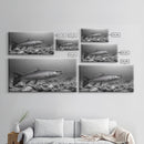 Trout, Fly Fishing Art, Rustic Decor, Coastal Wall Art, Lake Tahoe Art, Fishing Art, Nautical Painting, Framed Canvas Print
