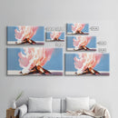 Campfire Painting, Rustic Art, Moody Art, Cozy Wall Art, Southwest Wall Art, Extra Wide Art, Framed Canvas Print, Above Couch Art, Panoramic Art