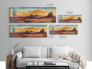 Southwest Wall Art, Framed Canvas Print, Joshua Tree Art, Desert Landscape Painting, Extra Wide Art, Rustic Wall Art, Above Couch Art, Gift Idea
