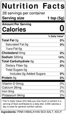 PINK HIMALAYAN SEA SALT w/IODINE