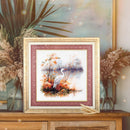 White Heron Counted Cross Stitch Kit by Magic Needle 70-09