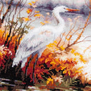 White Heron Counted Cross Stitch Kit by Magic Needle 70-09