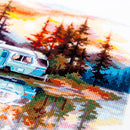 Sunset at the Lake 70-11 Counted Cross-Stitch Kit