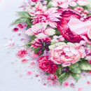 Blooming Heart Counted Cross Stitch Kit by Magic Needle 70-15
