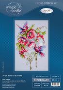 Keys to Be Happy Counted Cross Stitch Kit by Magic Needle 70-20