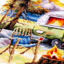 Our Weekend Counted Cross Stitch Kit by Magic Needle 70-26